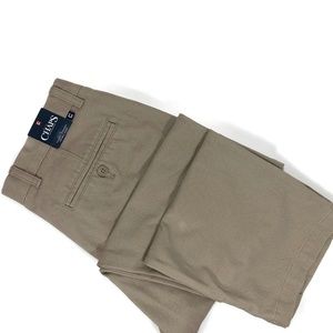 NWT $68 Men CHAPS Classic Straight Pants W32 L34